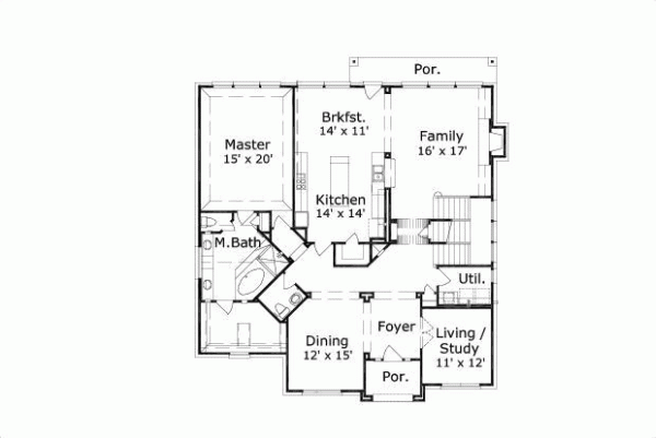 Main Floor Plan: 19-1538