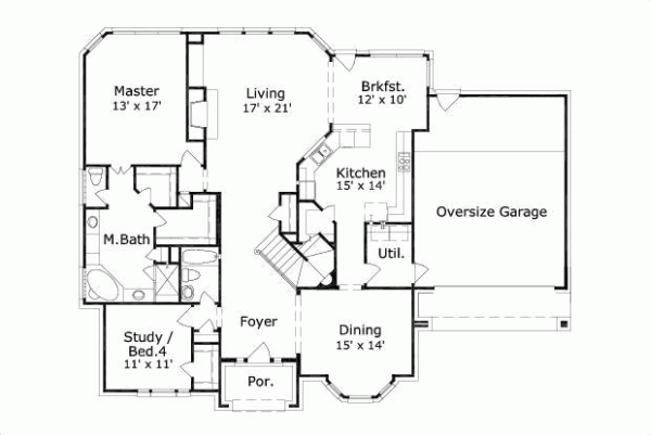 Main Floor Plan: 19-154
