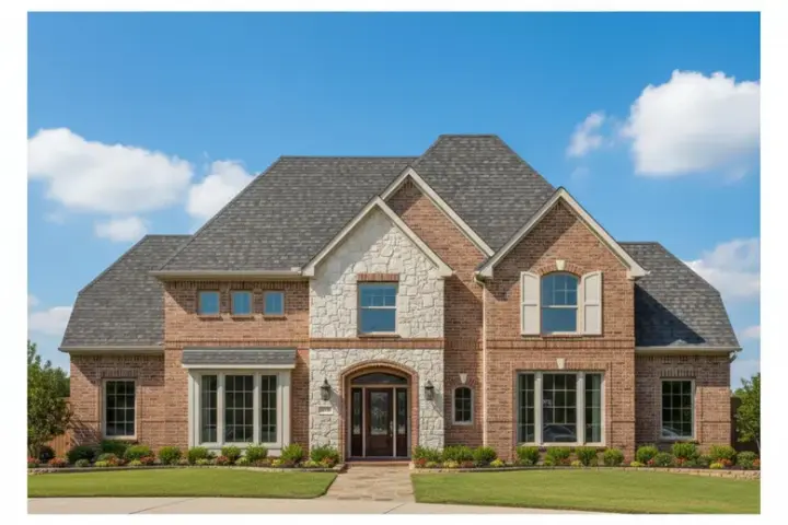 Traditional house plans 19-1541 - front exterior, 3,630 sq ft, 4 bed, 2 bath house plans | Monster House Plans