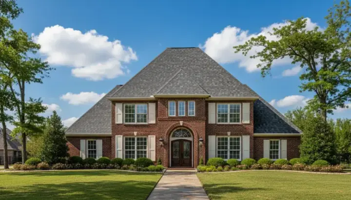 Traditional house plans 19-1542 - front exterior, 4,016 sq ft, 4 bed, 3 bath house plans | Monster House Plans