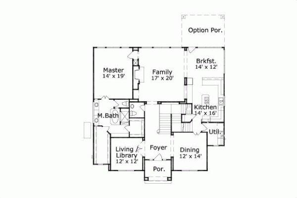 Main Floor Plan: 19-1546