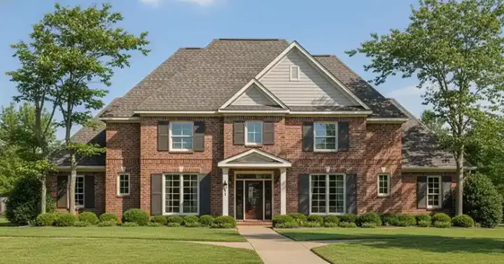 Traditional house plans 19-1547 - front exterior, 4,340 sq ft, 6 bed, 3 bath house plans | Monster House Plans