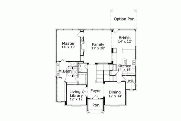 Main Floor Plan: 19-1547