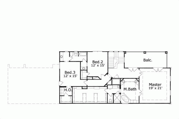 Upper/Second Floor Plan: 19-1549