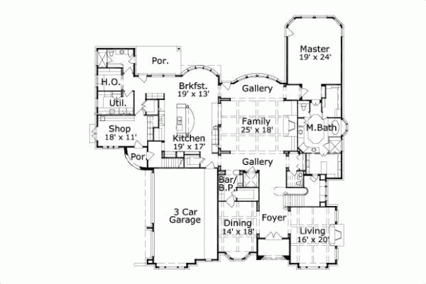 Main Floor Plan: 19-1550