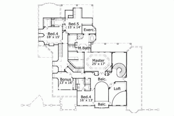 Upper/Second Floor Plan: 19-1551