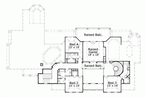 Upper/Second Floor Plan: 19-1555