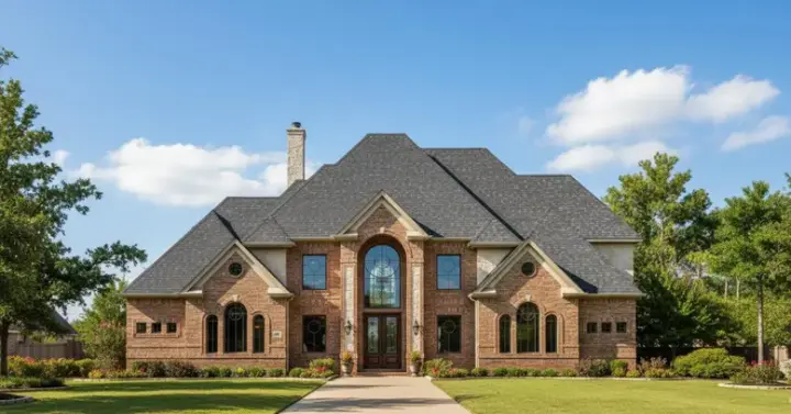 Traditional house plans 19-1556 - front exterior, 4,750 sq ft, 4 bed, 4 bath house plans | Monster House Plans