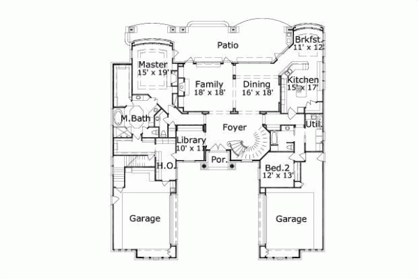 Main Floor Plan: 19-1556