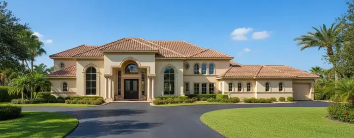 Traditional house plans 19-156 - front exterior, 8,390 sq ft, 6 bed, 6 bath house plans | Monster House Plans