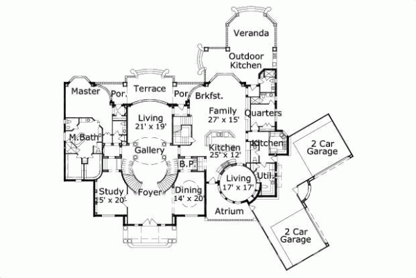 Main Floor Plan: 19-156