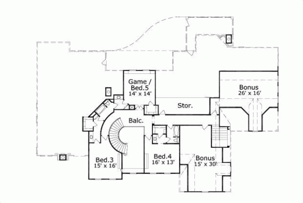 Upper/Second Floor Plan: 19-1561