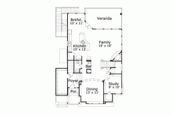 Upper/Second Floor Plan: 19-1562