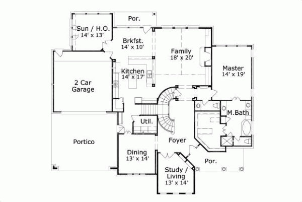 Main Floor Plan: 19-1563