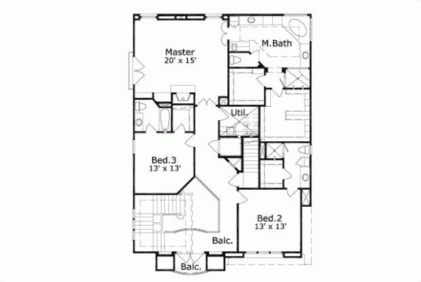 Upper/Second Floor Plan:19-1565