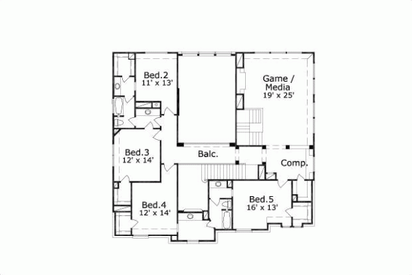Upper/Second Floor Plan: 19-1567