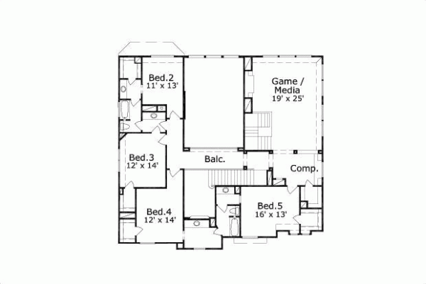 Upper/Second Floor Plan: 19-1568