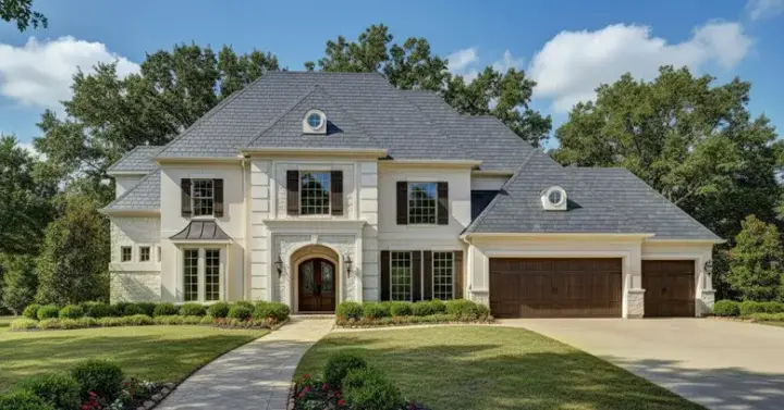 Traditional house plans 19-1573 - front exterior, 4,721 sq ft, 5 bed, 3 bath house plans | Monster House Plans