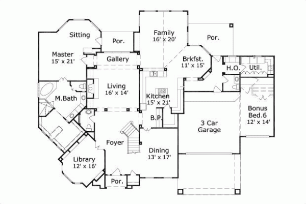 Main Floor Plan: 19-1573