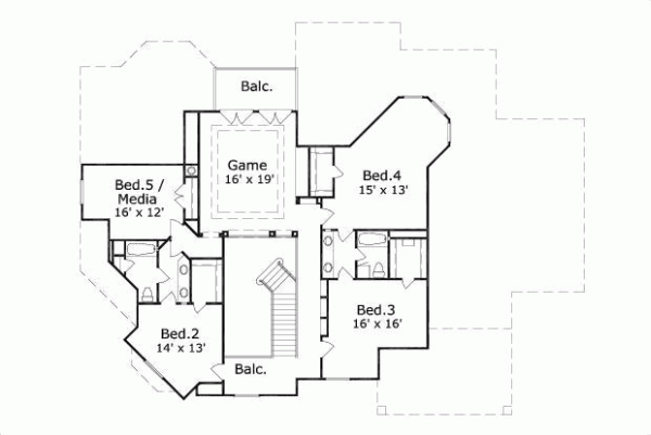Upper/Second Floor Plan: 19-1573
