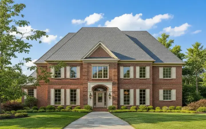 European house plans 19-1574 - front exterior, 5,011 sq ft, 4 bed, 3 bath house plans | Monster House Plans
