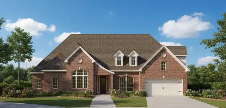 French Country house plans 19-1578 - front exterior, 3,801 sq ft, 4 bed, 3 bath house plans | Monster House Plans