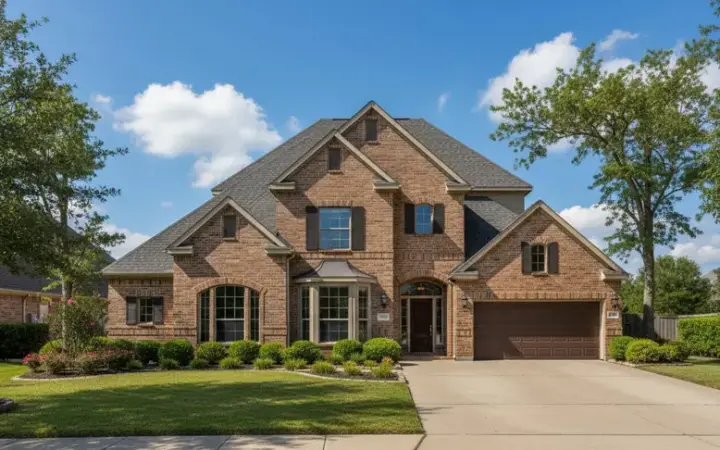 Traditional house plans 19-1580 - front exterior, 4,287 sq ft, 4 bed, 4 bath house plans | Monster House Plans
