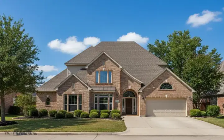 French Country house plans 19-1581 - front exterior, 4,287 sq ft, 4 bed, 4 bath house plans | Monster House Plans
