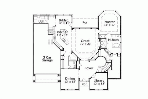 Main Floor Plan: 19-1582