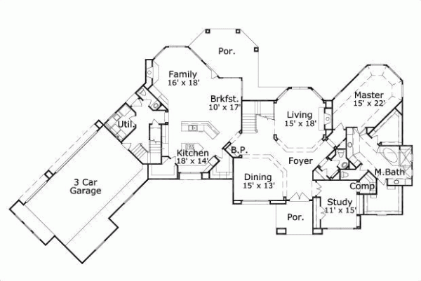 Main Floor Plan: 19-1586