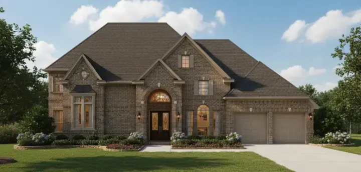 Traditional house plans 19-1589 - front exterior, 4,365 sq ft, 5 bed, 3 bath house plans | Monster House Plans