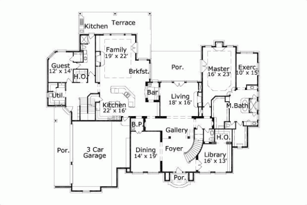 Main Floor Plan: 19-159