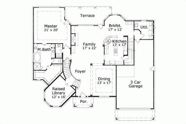 Main Floor Plan: 19-1590