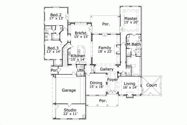 Main Floor Plan: 19-1592