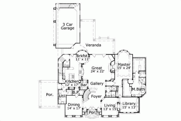 Main Floor Plan: 19-1597