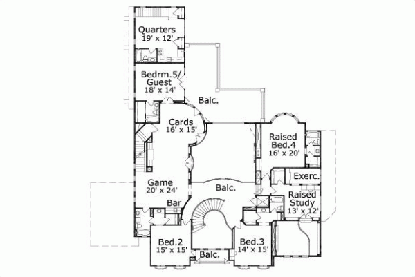 Upper/Second Floor Plan:19-1597