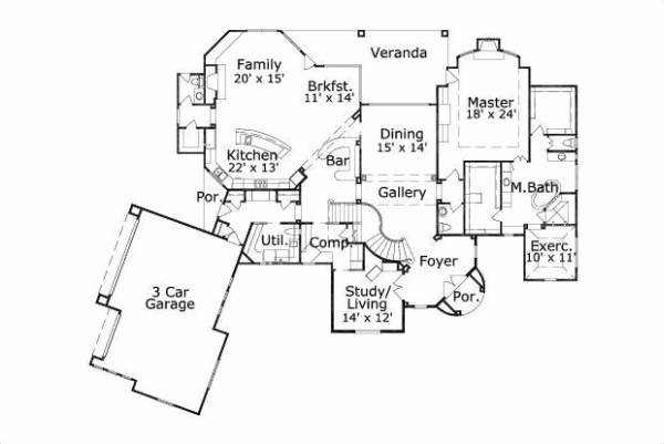 Main Floor Plan: 19-160