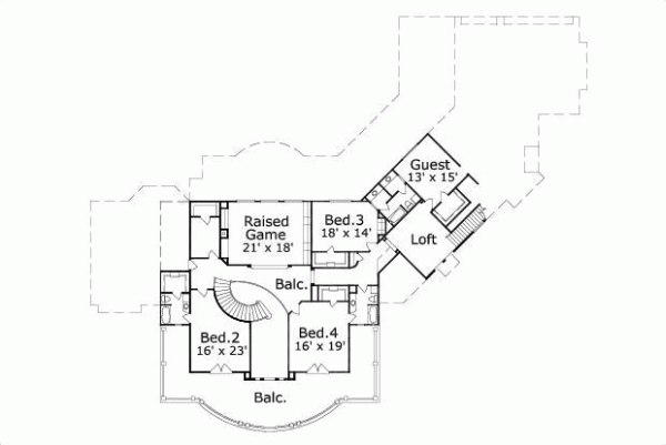 Upper/Second Floor Plan: 19-1601