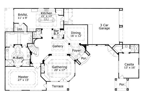 Main Floor Plan: 19-1604