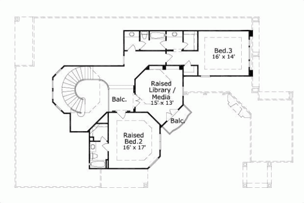 Upper/Second Floor Plan: 19-1604