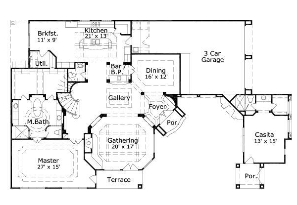 Main Floor Plan: 19-1605