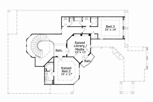 Upper/Second Floor Plan: 19-1605