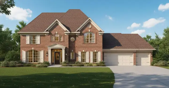 Traditional house plans 19-1606 - front exterior, 3,630 sq ft, 4 bed, 2 bath house plans | Monster House Plans
