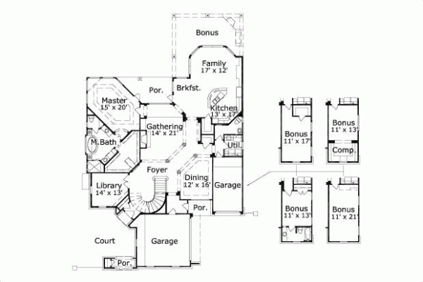 Main Floor Plan: 19-1608