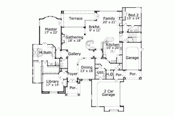 Main Floor Plan: 19-161