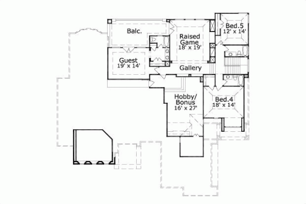 Upper/Second Floor Plan: 19-161