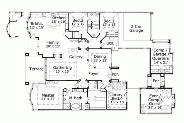 Main Floor Plan: 19-1611