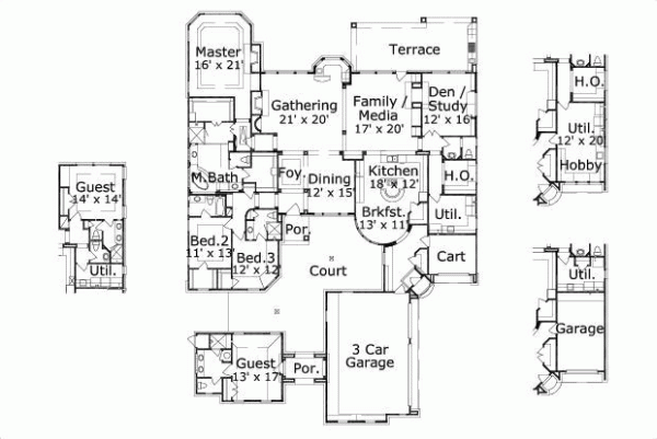 Main Floor Plan: 19-1613