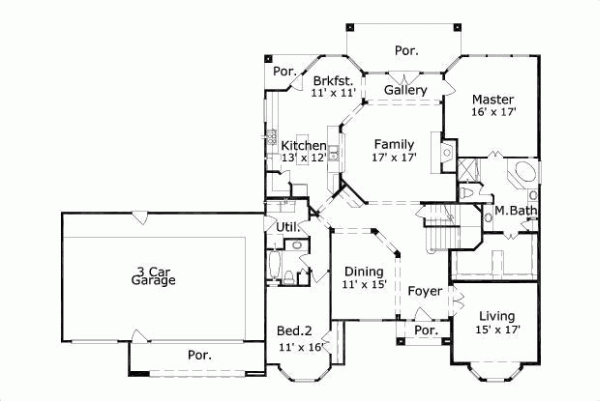 Main Floor Plan: 19-1615