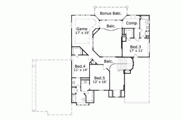 Upper/Second Floor Plan:19-1618